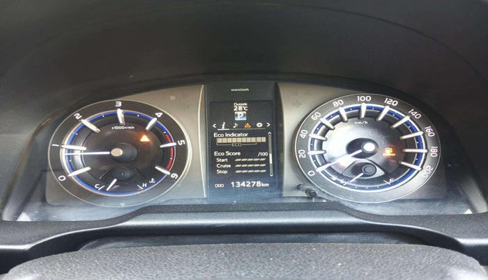 2022 Toyota Innova Crysta 2.4 ZX AT 7 STR, Diesel, Automatic, 1,34,428 km, Odometer Image