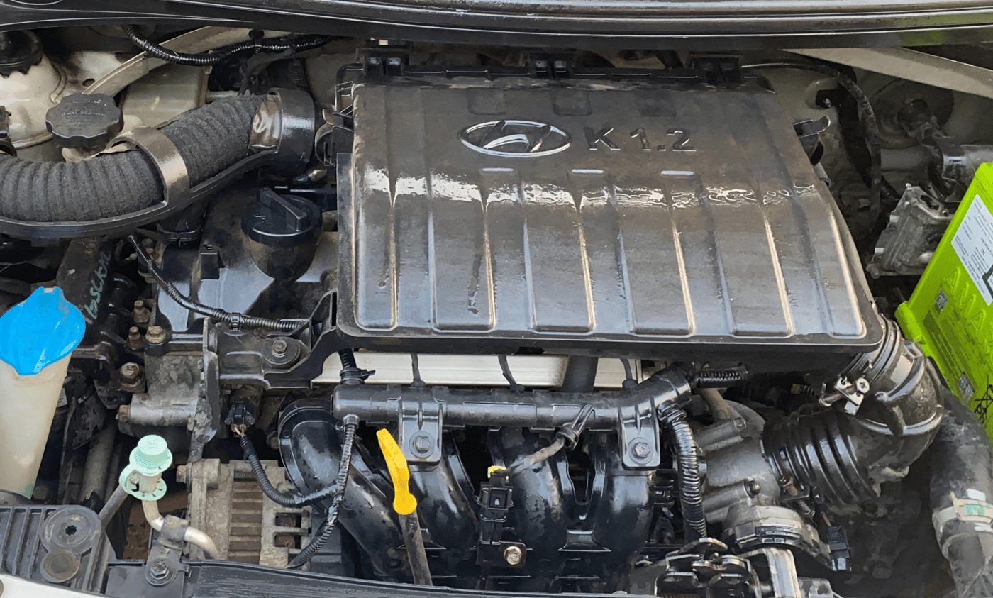 2014 Hyundai Xcent S 1.2, Petrol, Manual, 1,29,125 km, Engine View - Right