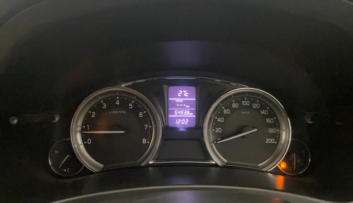 2017 Maruti Ciaz ZETA 1.4  MT PETROL, Petrol, Manual, 54,925 km, Odometer Image