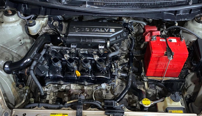 2013 Toyota Etios V, Petrol, Manual, 57,615 km, Engine View