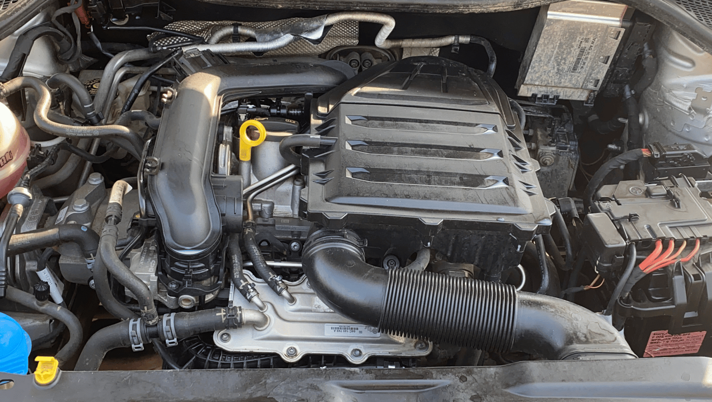 2021 Skoda Rapid AMBITION AT TSI, Petrol, Automatic, 1,06,339 km, Engine View