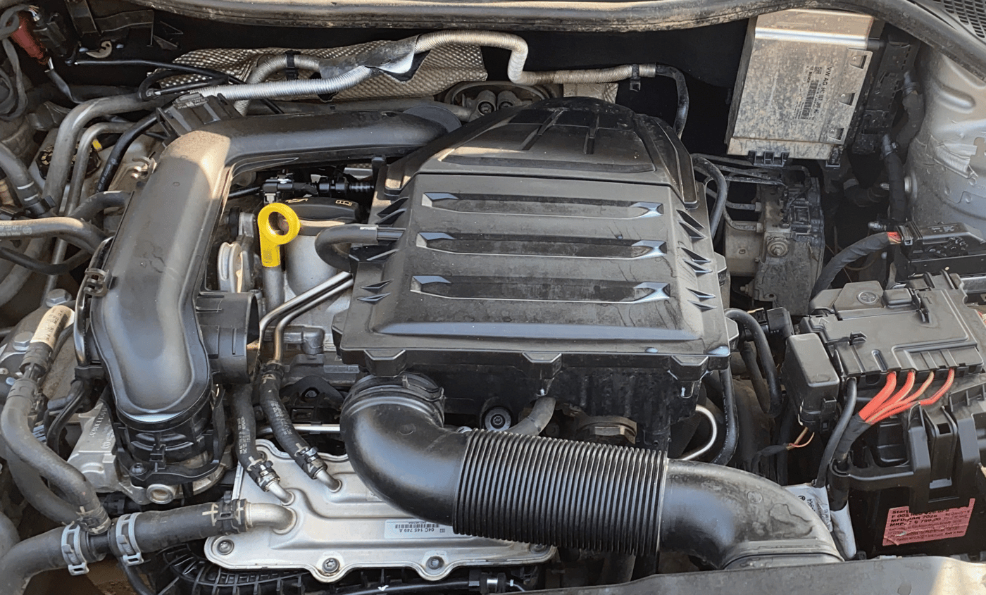 2021 Skoda Rapid AMBITION AT TSI, Petrol, Automatic, 1,06,339 km, Engine View - Left