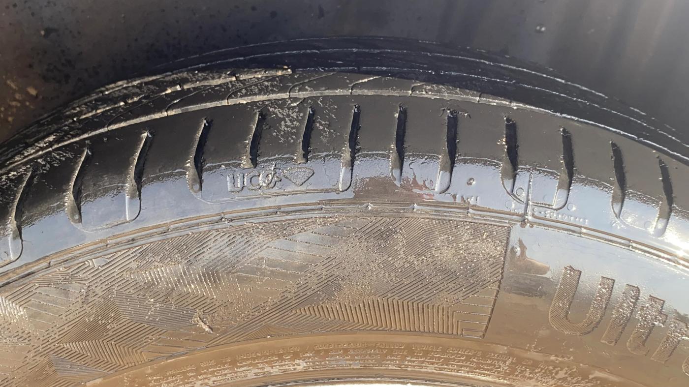 2021 Skoda Rapid AMBITION AT TSI, Petrol, Automatic, 1,06,339 km, Left Rear Tyre Tread