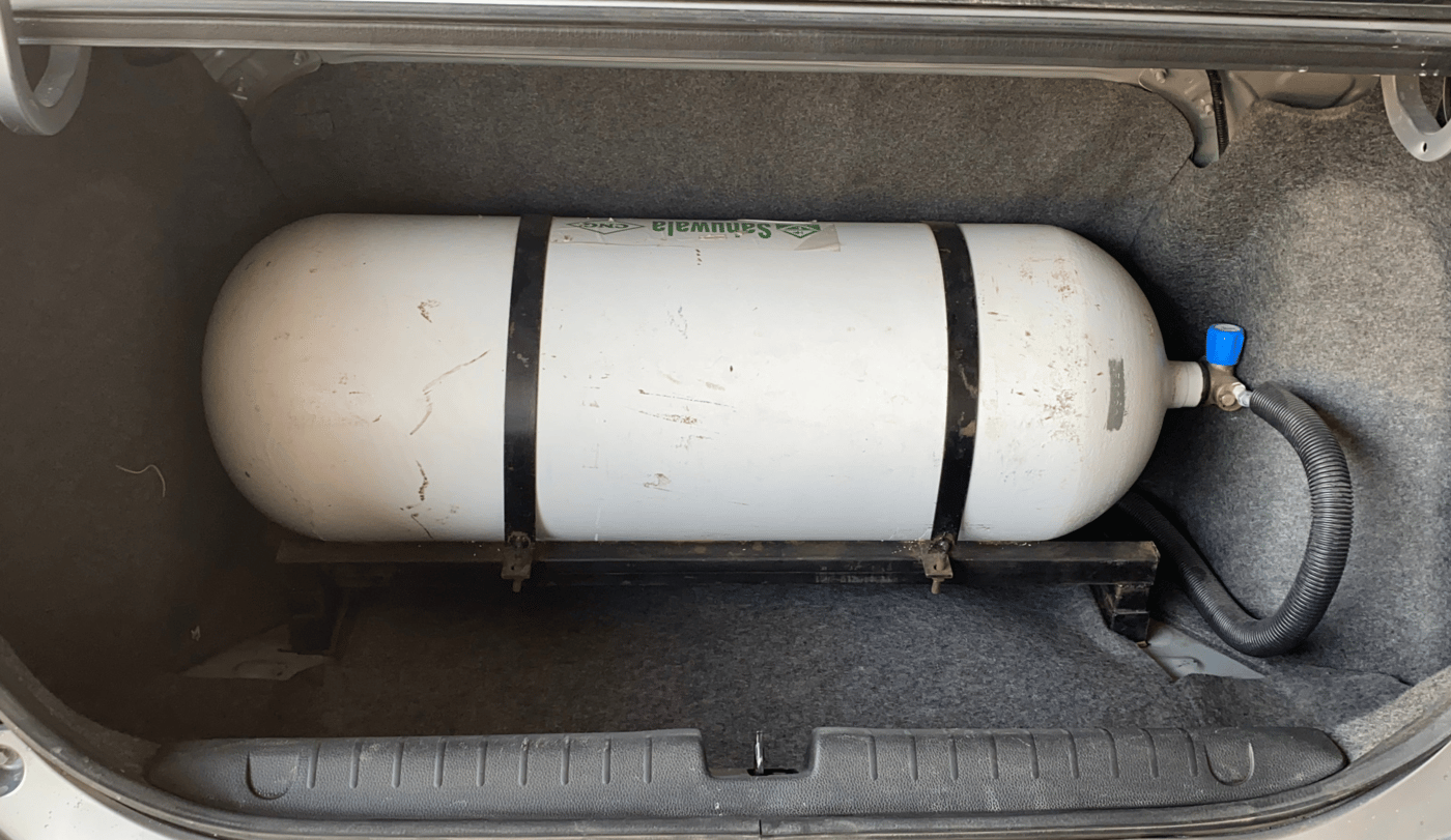 2020 Honda Amaze 1.2L I-VTEC S, CNG, Manual, 65,296 km, Boot Inside