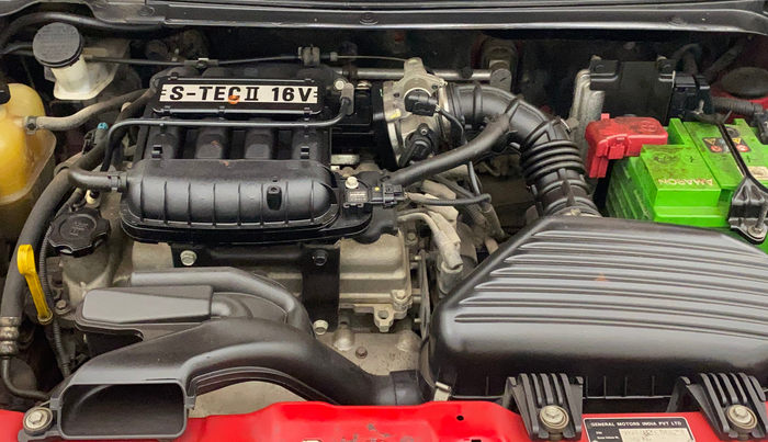 2013 Chevrolet Beat LS PETROL, Petrol, Manual, 60,359 km, Engine View