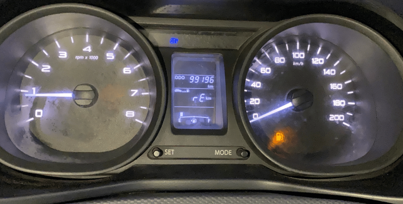 2019 Tata NEXON XM PETROL, Petrol, Manual, 99,235 km, Odometer Image