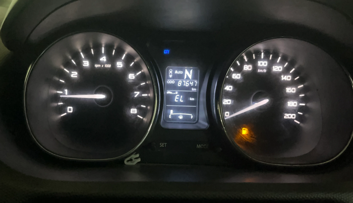 2019 Tata Tiago XZA PETROL, Petrol, Automatic, 87,598 km, Odometer Image