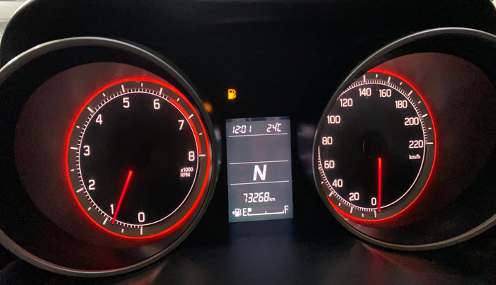 2018 Maruti Swift VXI AMT, Petrol, Automatic, 73,265 km, Odometer Image