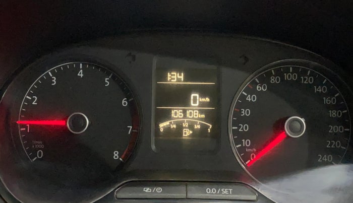 2018 Volkswagen Ameo COMFORTLINE 1.0L, Petrol, Manual, 1,06,101 km, Odometer Image