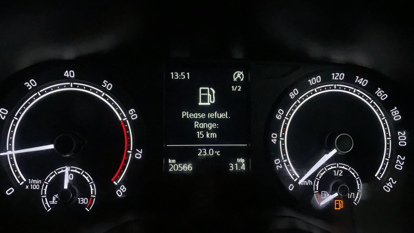 2025 Skoda KUSHAQ ACTIVE 1.0L TSI MT, Petrol, Manual, 20,622 km, Odometer Image