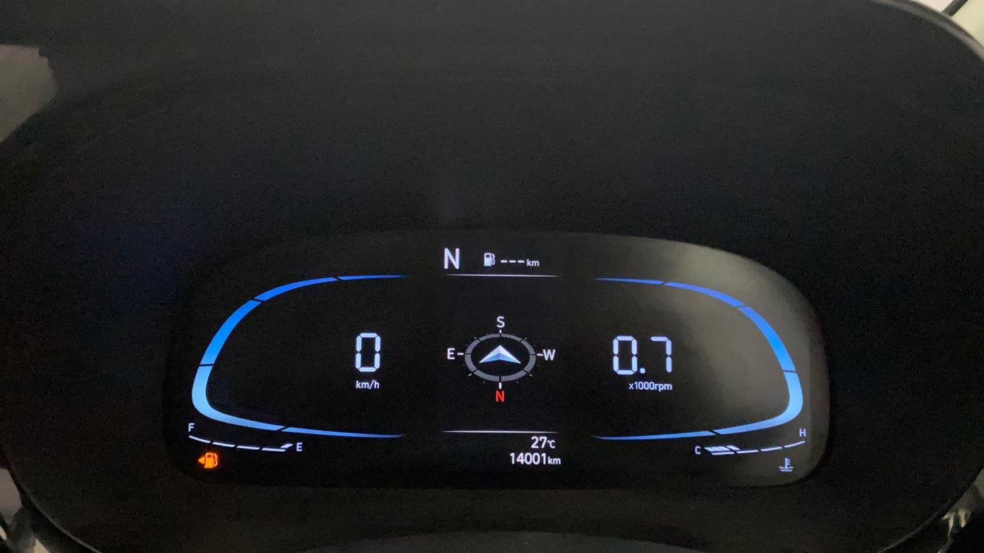 2023 Hyundai EXTER SX(O) CONNECT 1.2 AMT, Petrol, Automatic, 14,123 km, Odometer Image