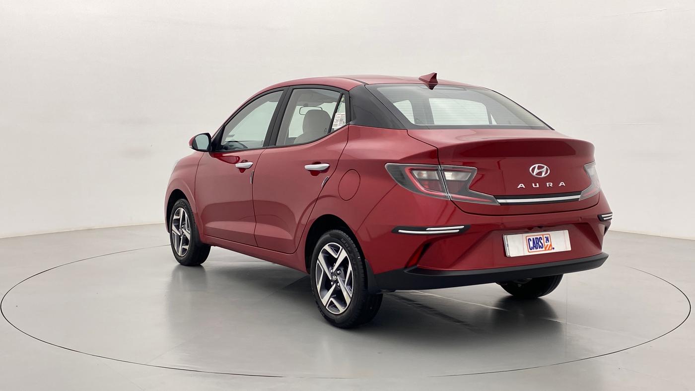 2022 Hyundai AURA SX (O) MT, Petrol, Manual, 3,382 km, Left Back Diagonal