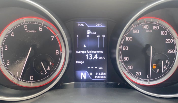 2022 Maruti Swift ZXI PLUS AMT DUAL TONE, Petrol, Automatic, 45,137 km, Odometer Image