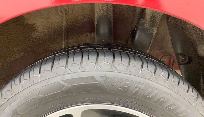 2018 Hyundai Grand i10 SPORTZ AT 1.2 KAPPA VTVT, Petrol, Automatic, 34,031 km, Left Rear Tyre Tread