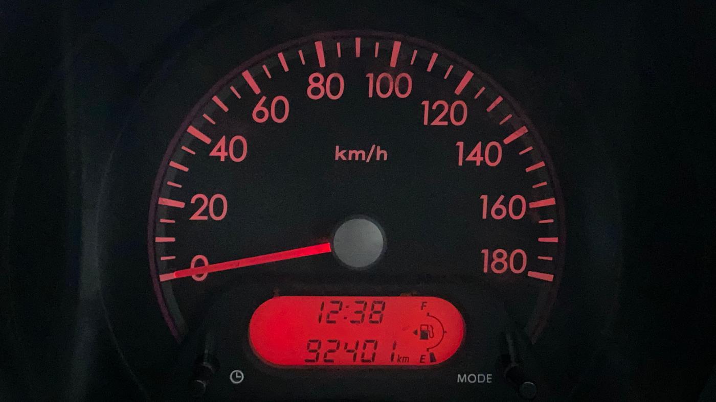 2010 Maruti A Star VXI, Petrol, Manual, 92,665 km, Odometer Image