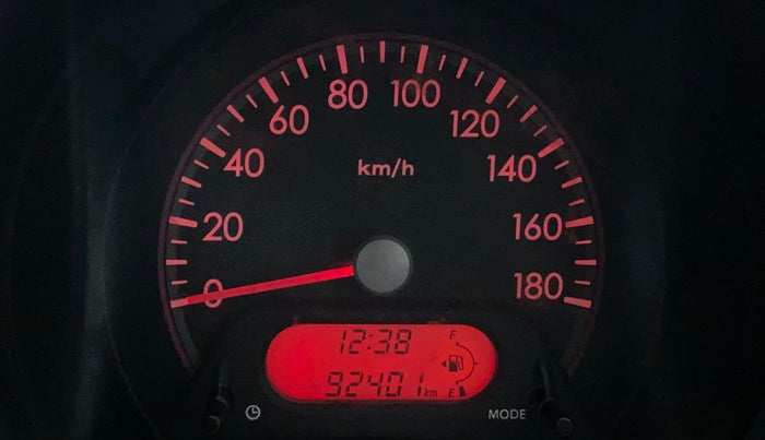 2010 Maruti A Star VXI, Petrol, Manual, 92,665 km, Odometer Image