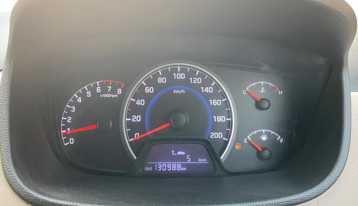 2014 Hyundai Grand i10 MAGNA 1.2 KAPPA VTVT, CNG, Manual, 1,31,084 km, Odometer Image