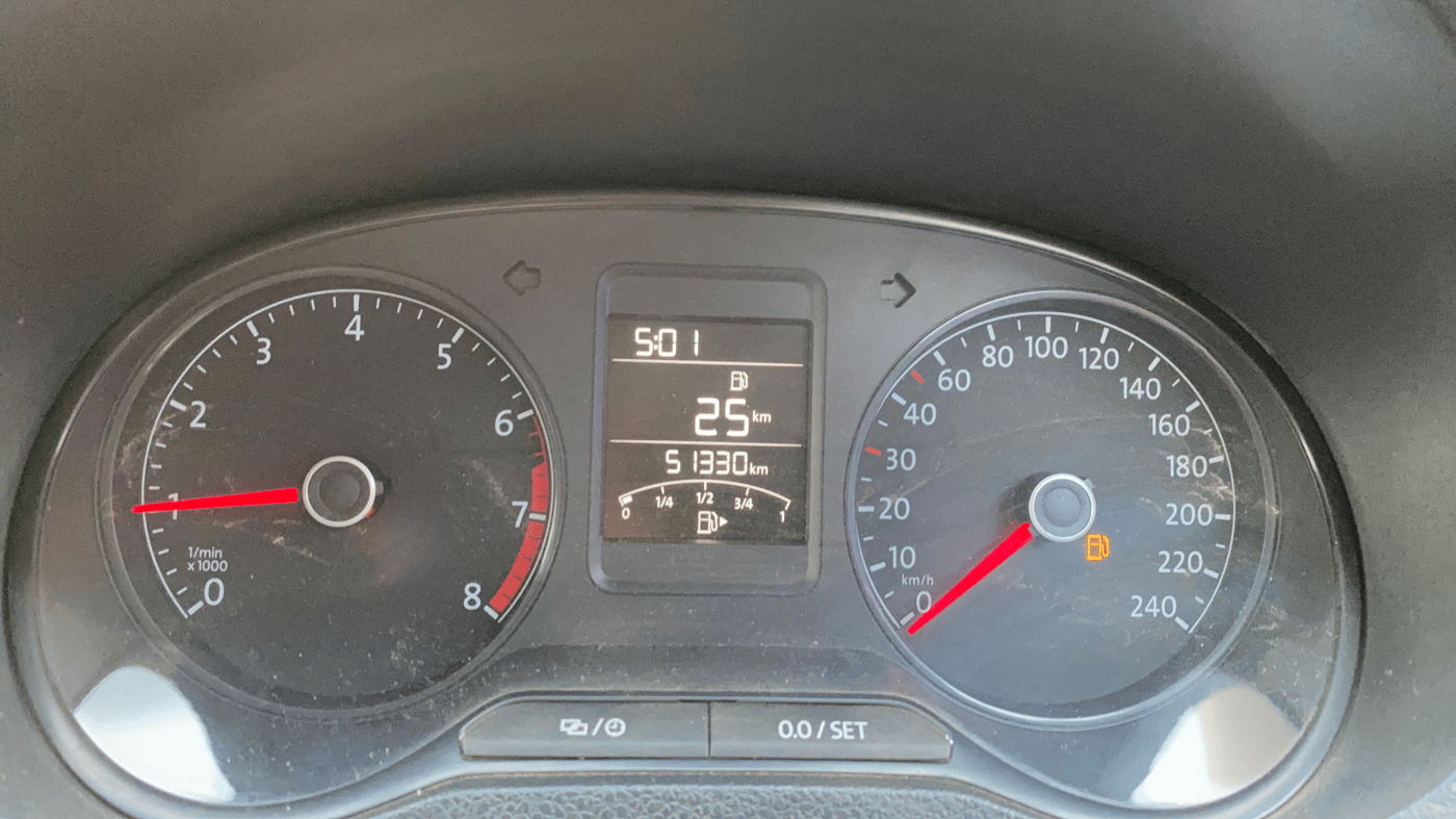 2021 Volkswagen Polo COMFORTLINE 1.0L MPI, Petrol, Manual, 51,308 km, Odometer Image