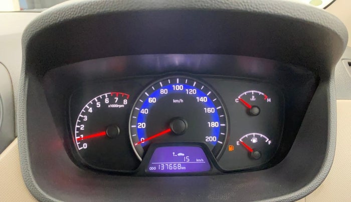 2014 Hyundai Xcent S 1.2, Petrol, Manual, 1,37,662 km, Odometer Image