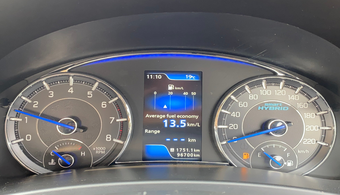 2019 Maruti Ciaz ALPHA 1.5 SHVS PETROL, Petrol, Manual, 96,651 km, Odometer Image