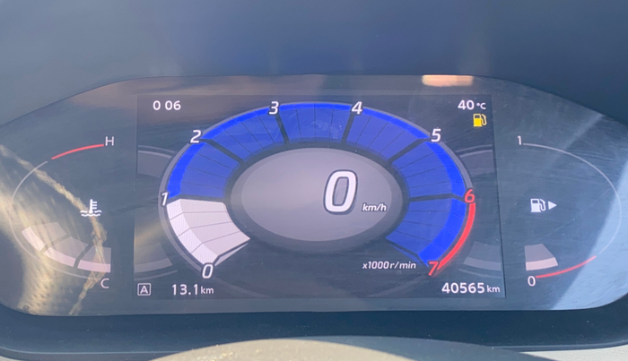 2021 Nissan MAGNITE XV MT, Petrol, Manual, 40,593 km, Odometer Image