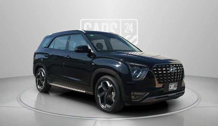 2024 Hyundai ALCAZAR PLATINUM(O) 7STR 1.5 AT, Diesel, Automatic, 26,551 km, Right Front Diagonal