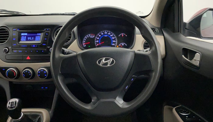 2014 Hyundai Grand i10 SPORTZ 1.2 KAPPA VTVT, Petrol, Manual, 64,561 km, Steering Wheel Close Up