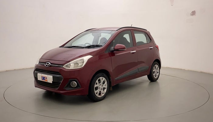 2014 Hyundai Grand i10 SPORTZ 1.2 KAPPA VTVT, Petrol, Manual, 64,561 km, Left Front Diagonal