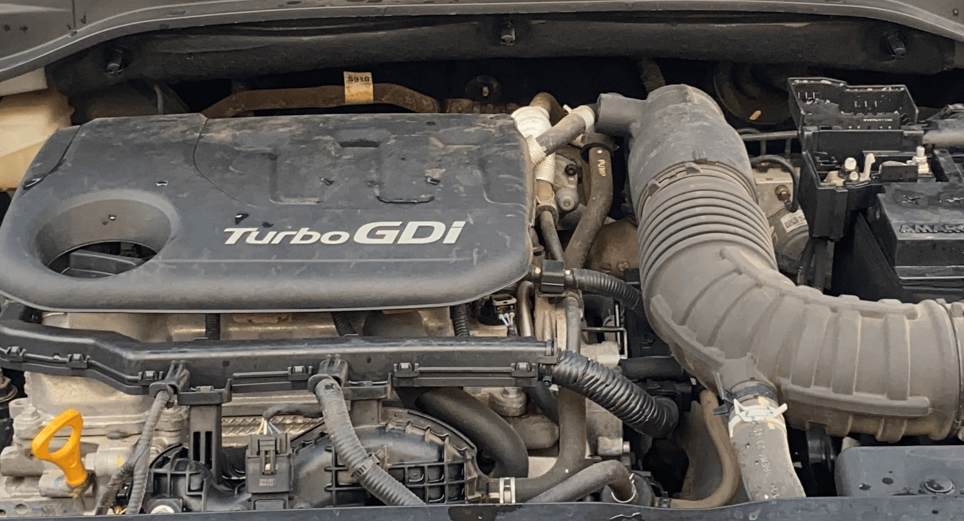 2021 KIA SONET HTX 1.0 IMT, Petrol, Manual, 18,338 km, Engine View