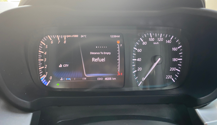 2022 Tata ALTROZ XZ PLUS PETROL, Petrol, Manual, 48,172 km, Odometer Image