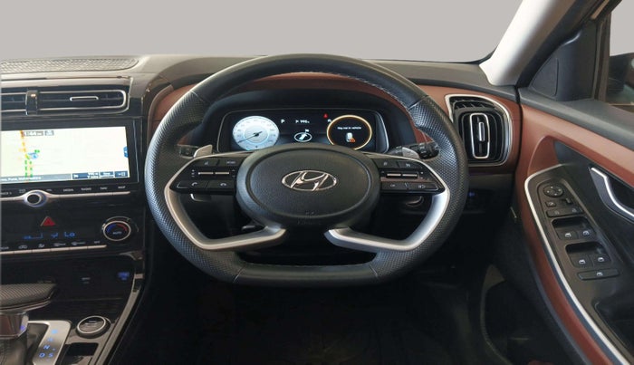 2024 Hyundai ALCAZAR PLATINUM(O) 7STR 1.5 AT, Diesel, Automatic, 26,551 km, Steering Wheel Close Up