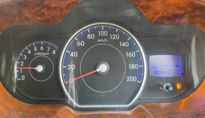 2013 Hyundai i10 MAGNA 1.1, CNG, Manual, 80,438 km, Odometer Image