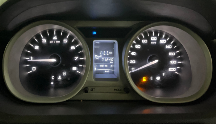 2017 Tata Tiago XZ PETROL, Petrol, Manual, 71,276 km, Odometer Image