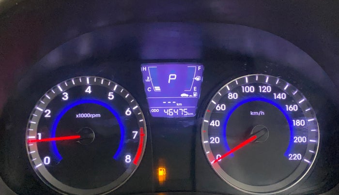 2016 Hyundai Verna 1.6 VTVT SX AT, Petrol, Automatic, 46,469 km, Odometer Image