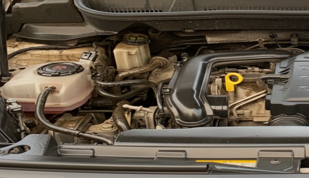 2021 Volkswagen TAIGUN TOPLINE 1.0 TSI AT, Petrol, Automatic, 53,910 km, Engine View - Right