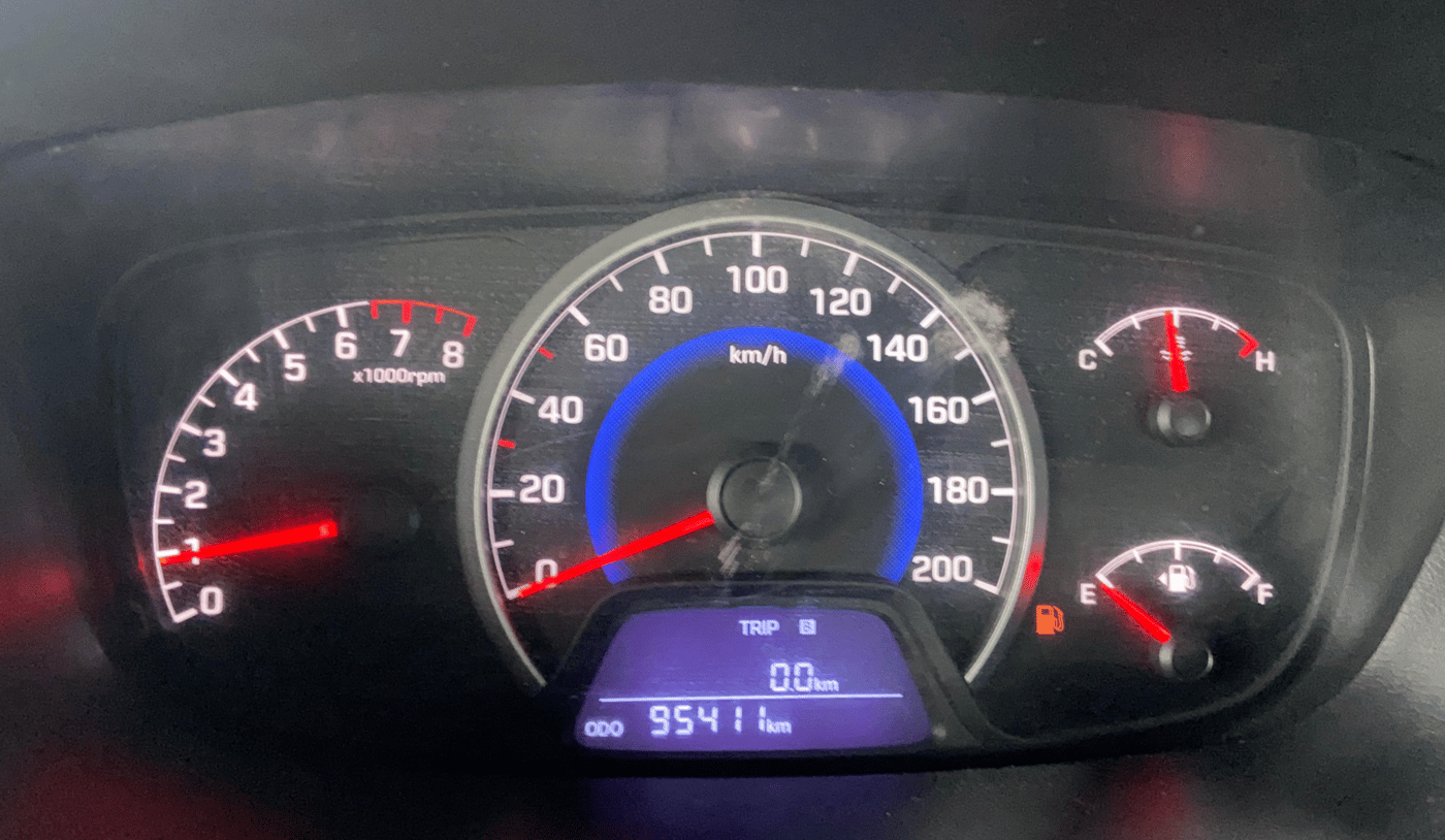 2015 Hyundai Grand i10 ASTA 1.2 KAPPA VTVT, Petrol, Manual, 95,382 km, Odometer Image
