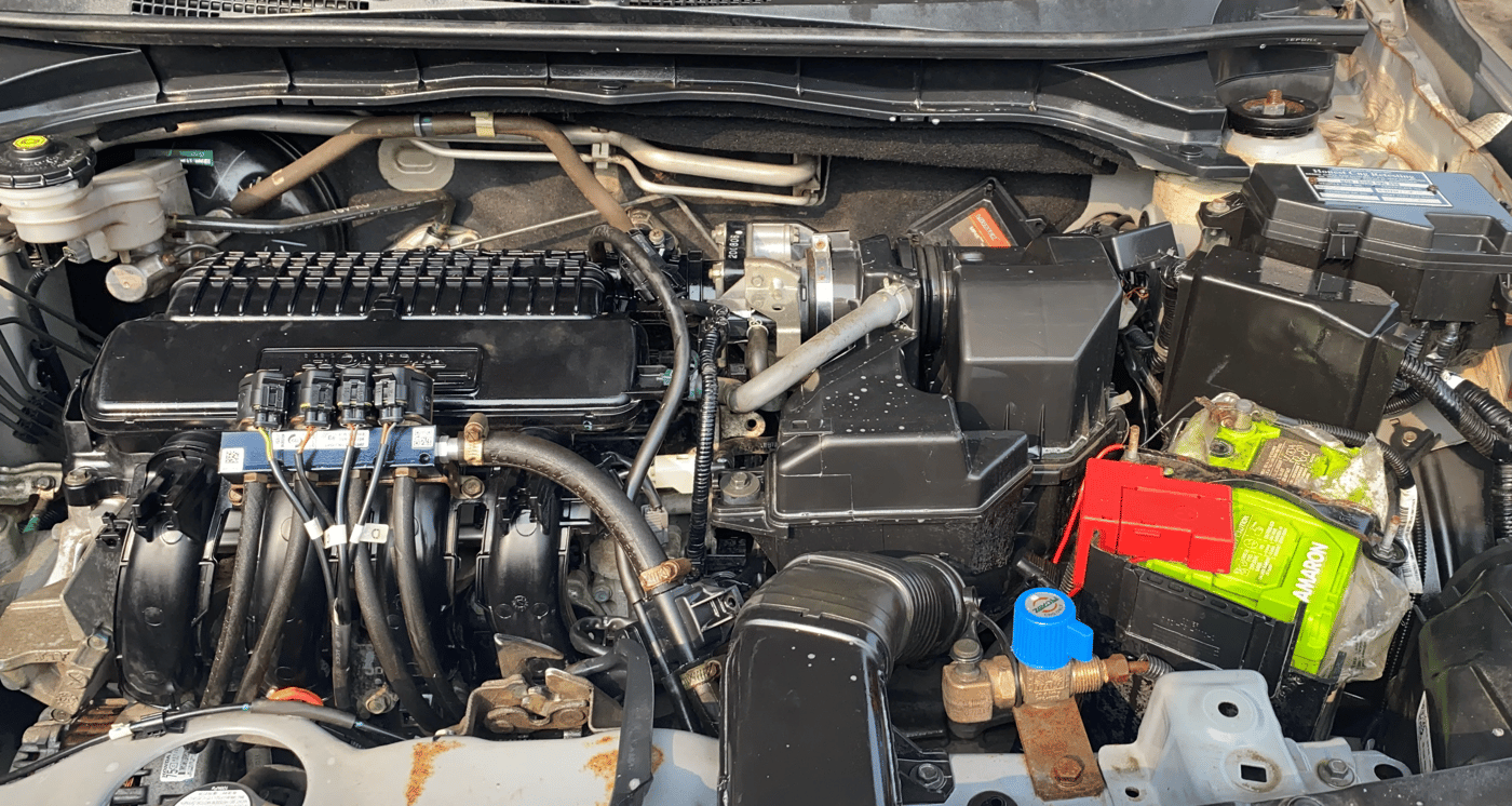 2020 Honda Amaze 1.2L I-VTEC VX, CNG, Manual, 52,480 km, Engine View - Left