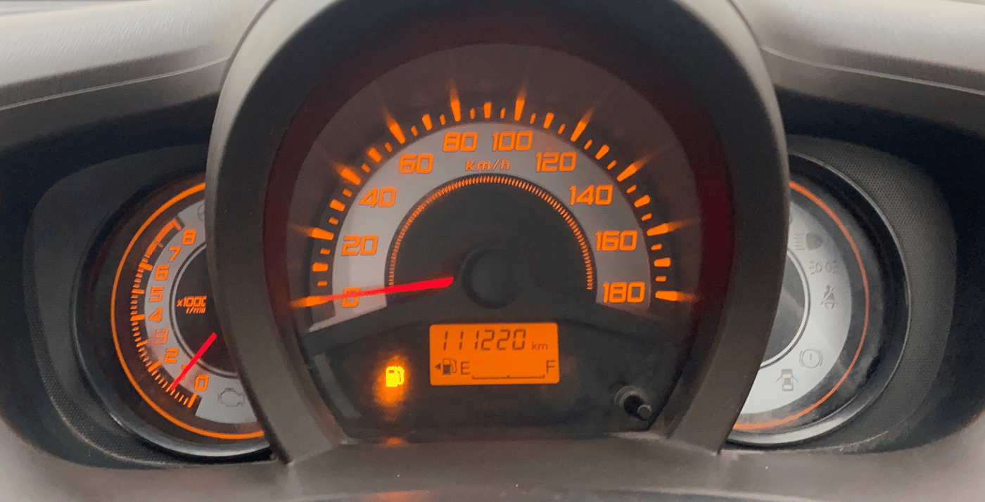 2013 Honda Brio S MT, Petrol, Manual, 1,11,190 km, Odometer Image
