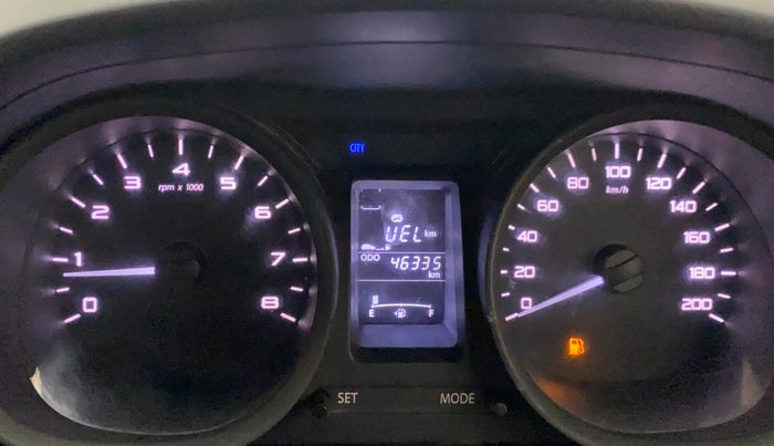 2017 Tata Tiago XT PETROL, CNG, Manual, 46,328 km, Odometer Image