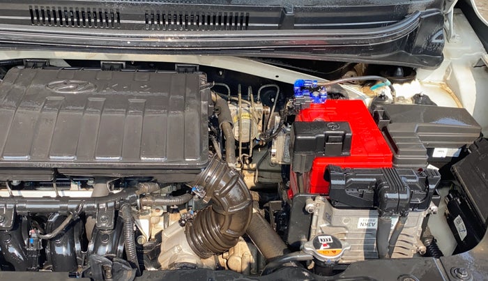 2021 Hyundai GRAND I10 NIOS SPORTZ AMT 1.2 KAPPA VTVT, Petrol, Automatic, 54,595 km, Engine View - Left