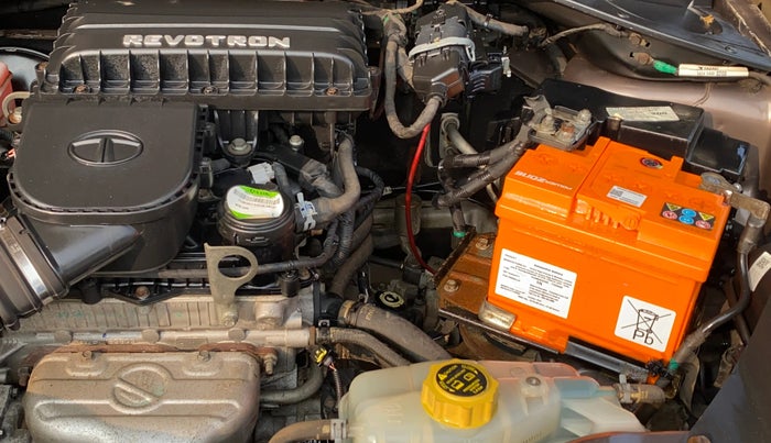 2017 Tata Tiago XT PETROL, Petrol, Manual, 1,36,388 km, Engine View - Left