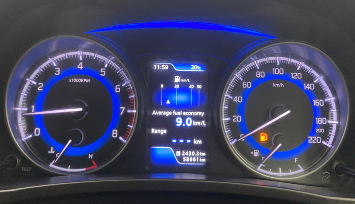 2017 Maruti Baleno ZETA PETROL 1.2, Petrol, Manual, 58,613 km, Odometer Image