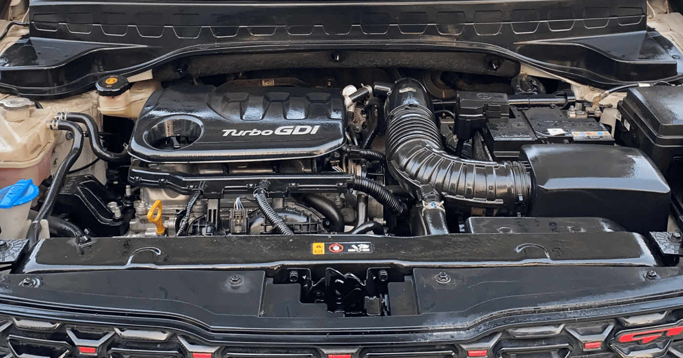 2023 KIA SONET GTX PLUS 1.0 IMT, Petrol, Manual, 20,434 km, Engine View
