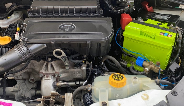 2022 Tata TIGOR XZ PETROL, CNG, Manual, 66,072 km, Engine View - Left