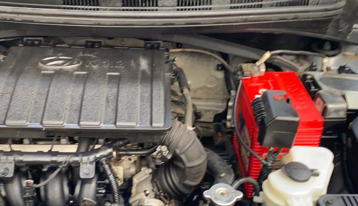 2017 Hyundai Grand i10 SPORTZ (O) 1.2 KAPPA VTVT, Petrol, Manual, 35,629 km, Engine View - Left