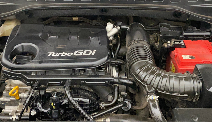 2022 KIA SONET HTX 1.0 IMT, Petrol, Manual, 79,993 km, Engine View