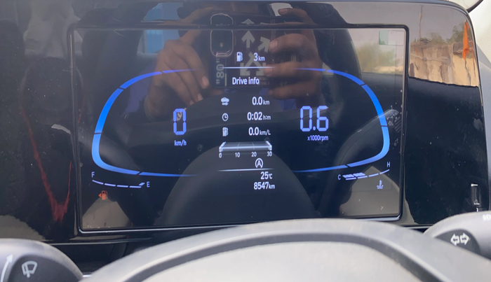 2023 Hyundai Verna SX 1.5 VTVT, Petrol, Manual, 8,525 km, Odometer Image