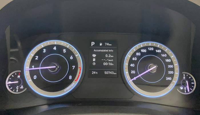 2020 Hyundai Creta SX IVT 1.5 PETROL, Petrol, Automatic, 50,743 km, Odometer Image