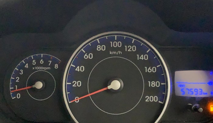 2013 Hyundai i10 MAGNA 1.2, Petrol, Manual, 57,551 km, Odometer Image