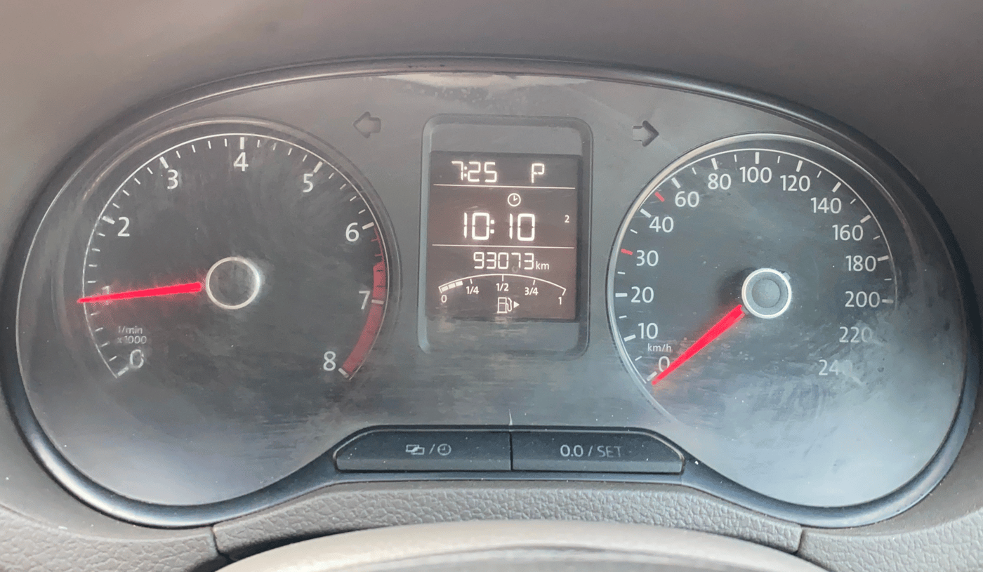 2020 Volkswagen Vento HIGHLINE 1.0L TSI AT, Petrol, Automatic, 93,038 km, Odometer Image